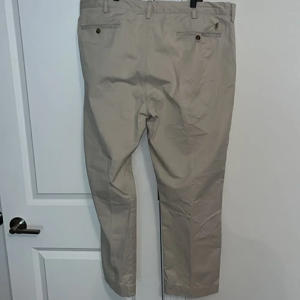 Polo by Ralph Lauren Stretch Straight Chino W/pony on back Pants 40 x 28 short